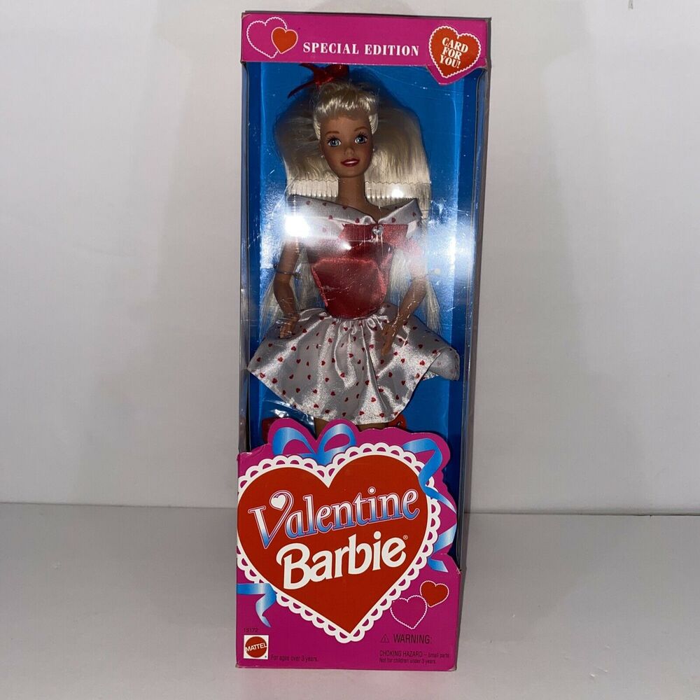 Valentine Barbie Special Edition 1995 Mattel Vintage Doll 15172 NWT 90s Toy
